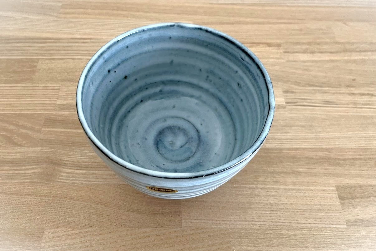 21 信楽焼 抹茶茶碗【Blue】