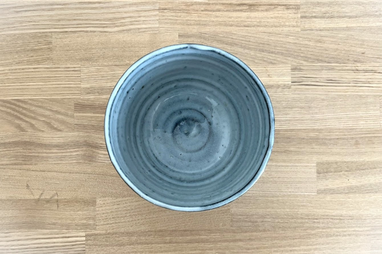 21 信楽焼 抹茶茶碗【Blue】