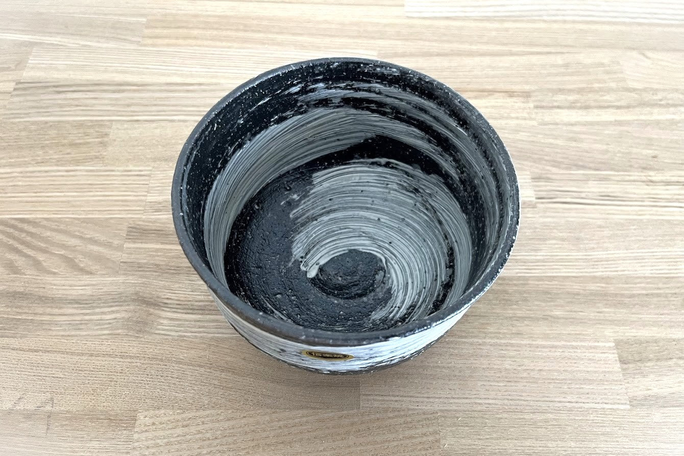23 信楽焼 抹茶茶碗【Gray】