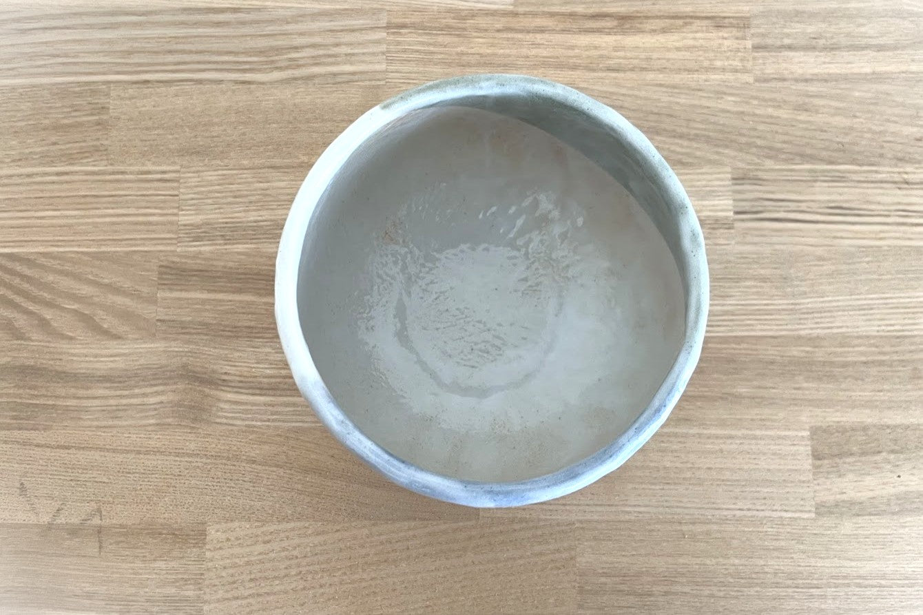 24 美濃焼 抹茶茶碗【森と海】