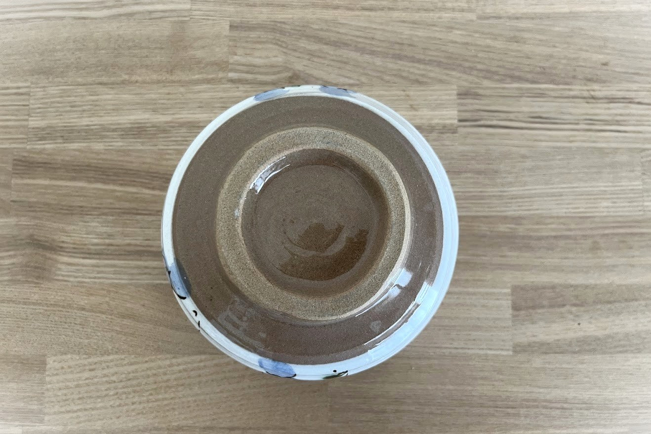 25 美濃焼 抹茶茶碗【ぶどう】
