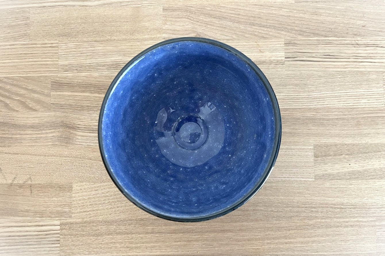 26 美濃焼 抹茶茶碗【Blue】