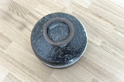 23 信楽焼 抹茶茶碗【Gray】