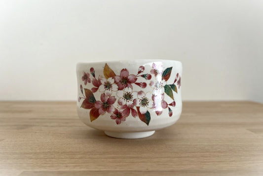 28 美濃焼 ミニ抹茶茶碗【桜】