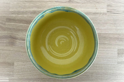 30 波佐見焼 ミニ抹茶茶碗【Yellow】