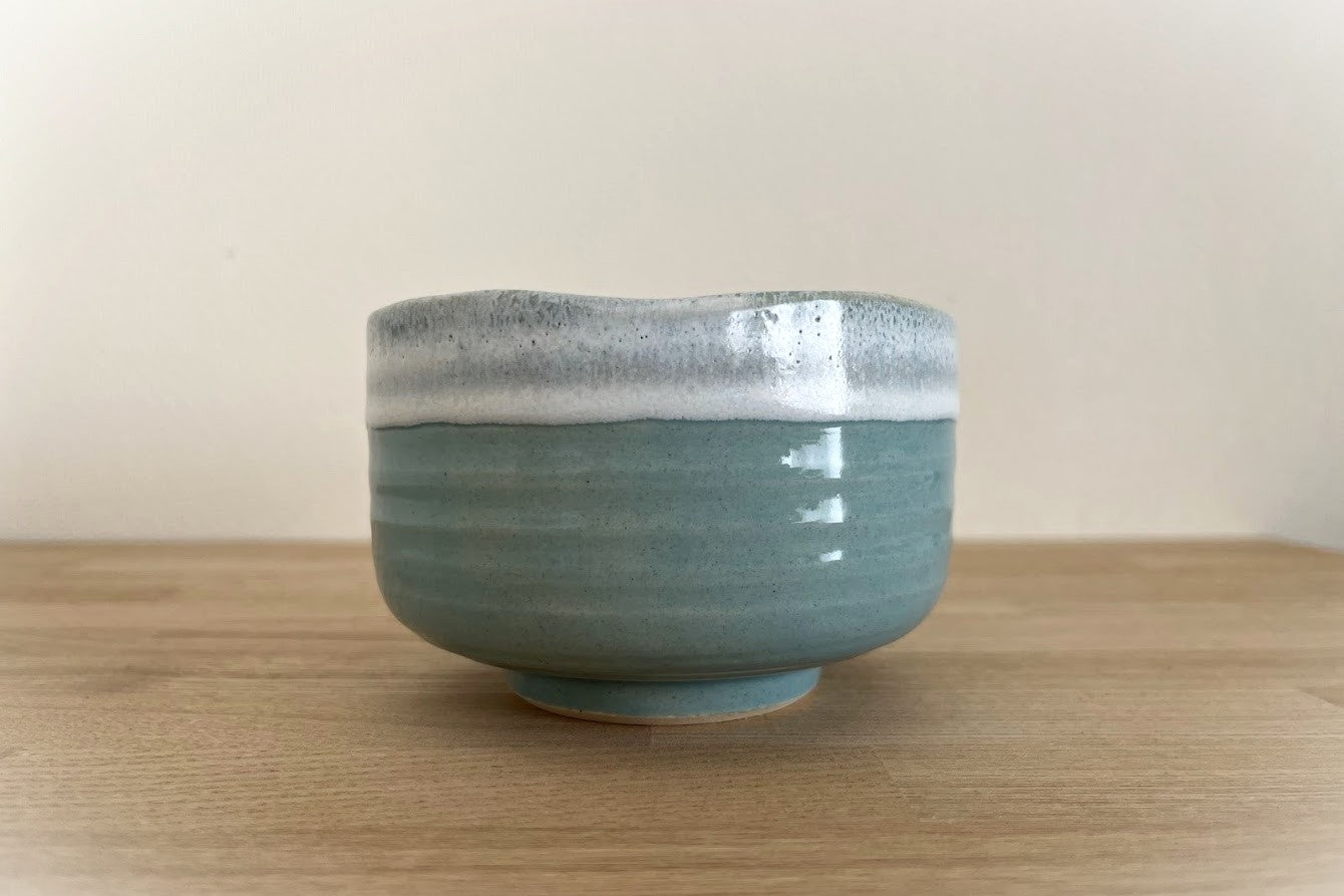 31 波佐見焼 ミニ抹茶茶碗【Blue】