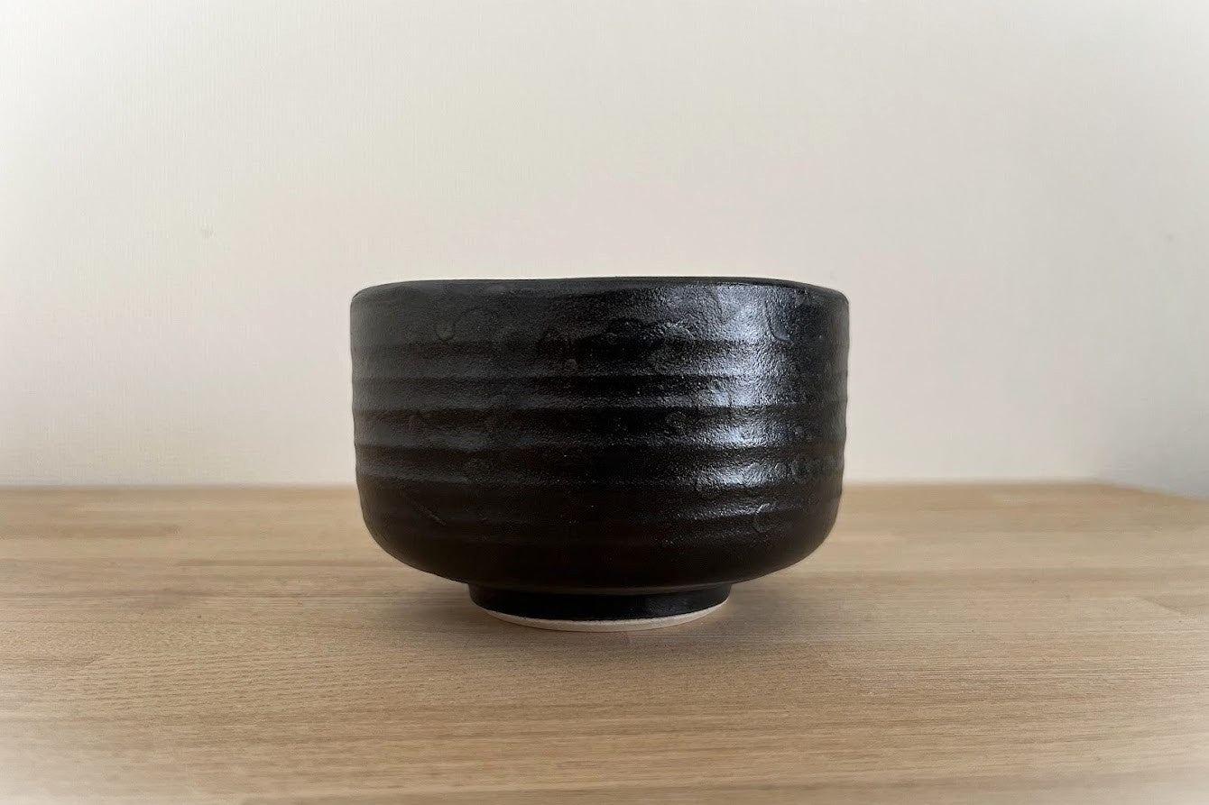 35 波佐見焼 ミニ抹茶茶碗【Mat Black】