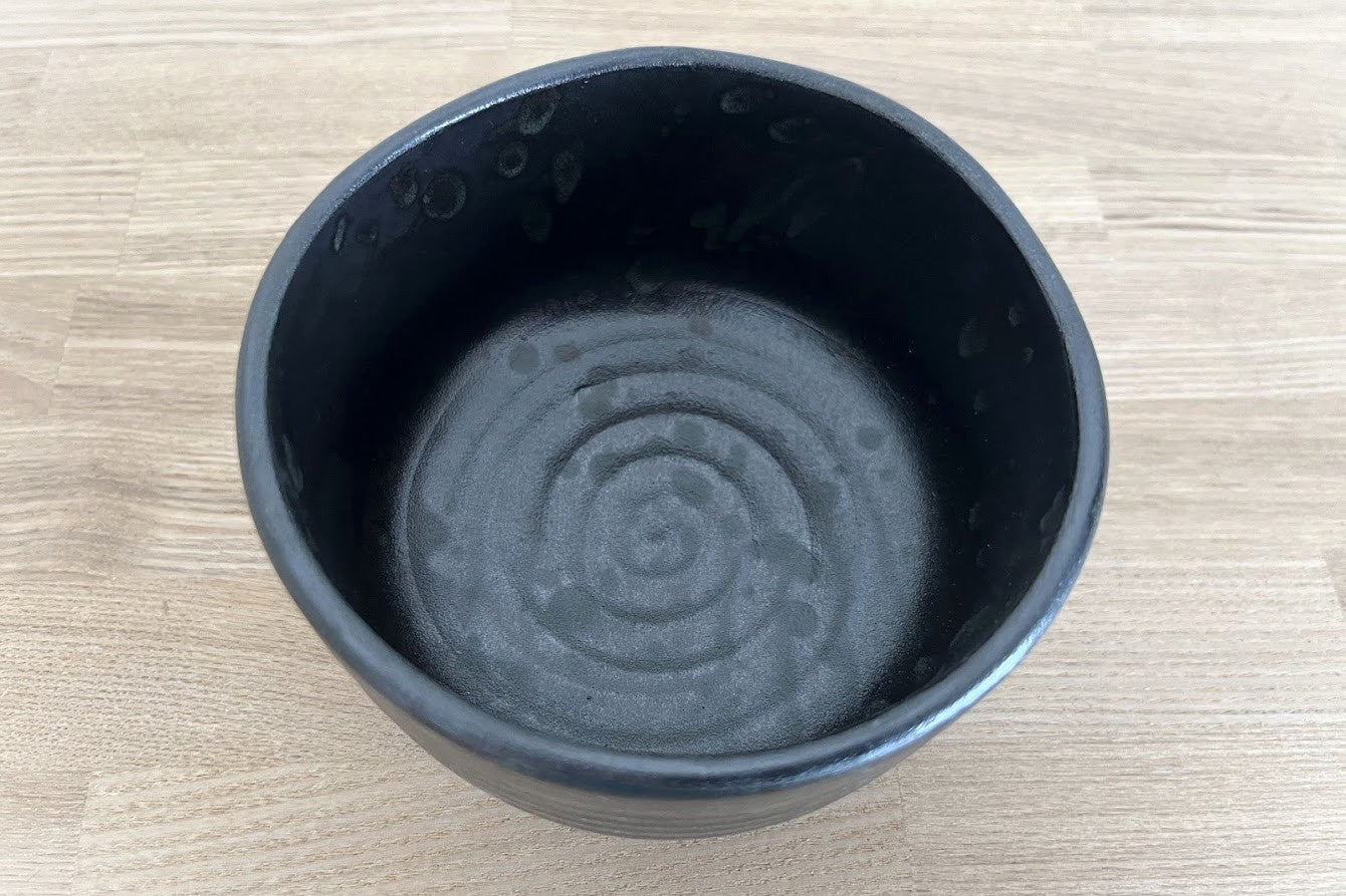 35 波佐見焼 ミニ抹茶茶碗【Mat Black】