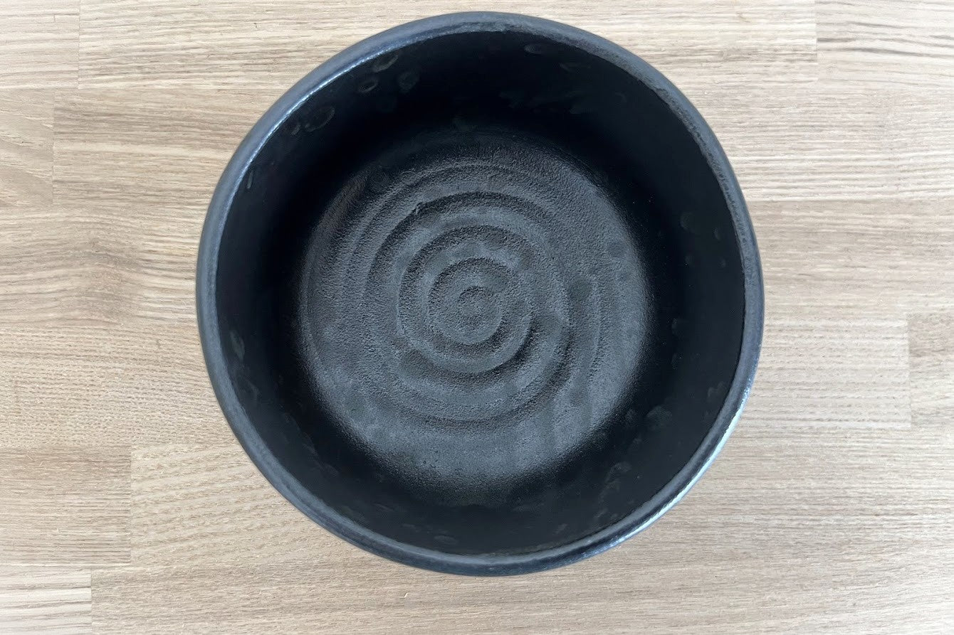 35 波佐見焼 ミニ抹茶茶碗【Mat Black】